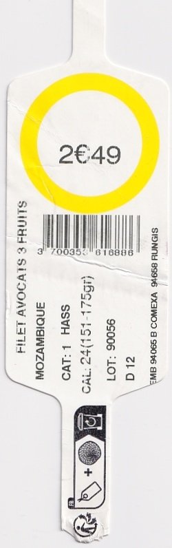 2€49 comexa filet avocats 3 fruits