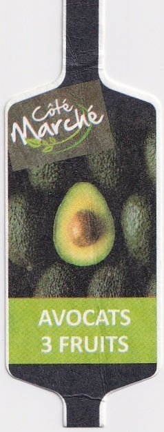 Cote marche avocats 3 fruits