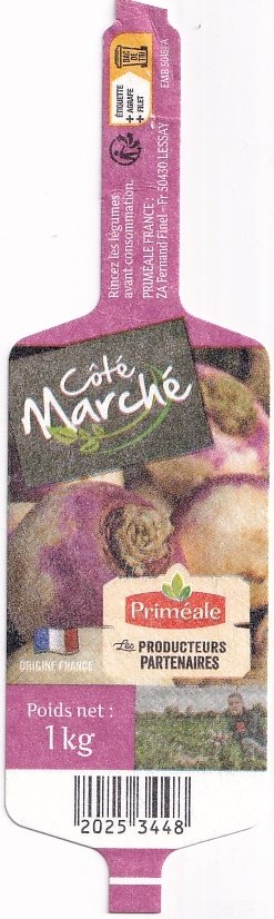 Cote marche primeale producteurs partenaires origine france 1kg 20253448
