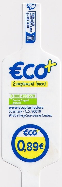Eco+ simplement bien eco+ 0,89€