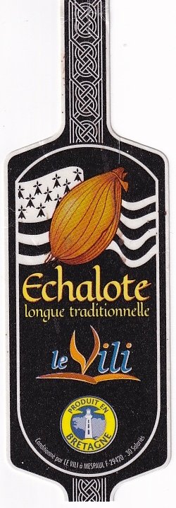 Le Vili echalote longue traditionnelle produit en bretagne