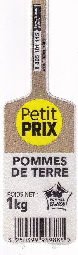 Petit prix pommes de terre pommes de terre de france 1kg