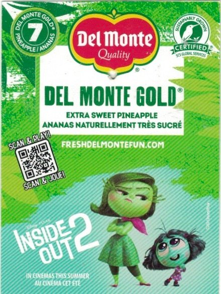 Del monte quality Inside Out 2 7 5050372117009 produit du costa rica
