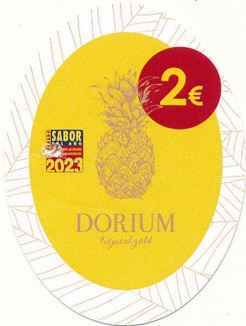 Dorium tropical gold sabor del ano 2023  8436571109155