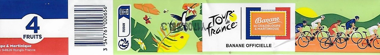 La banane française cultivée en guadeloupe & martinique 4 fruits 3347761000656 tour de france