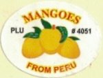 Mangoes plu #4051 from peru