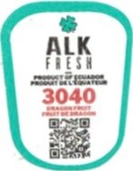 ALK Fresh product of ecuador produit de l equateur 3040 dragon fruit fruit de dragon