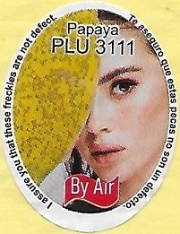 Papaya plu 3111 by air i assure you that these freckies are not defect