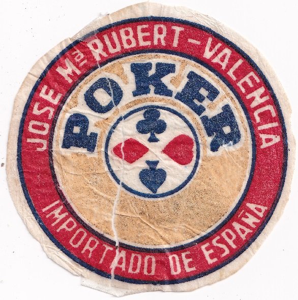 poker jose ma rubert valencia importado de espana