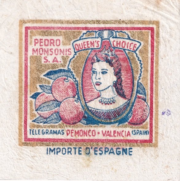 queen s choice pedro monsonis s.a. pemonco valencia spain importe d espagne