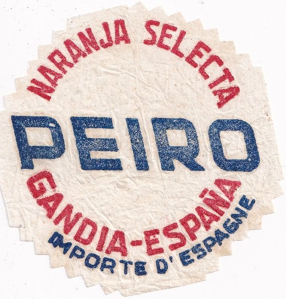 peiro naranja selecta gandia espana importe d espagne