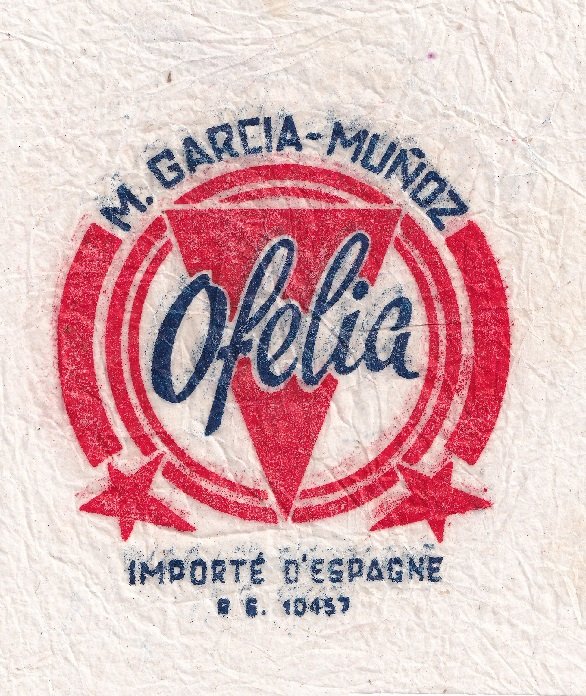 ofelia m. garcia munoz importe d espagne r.e. 10457