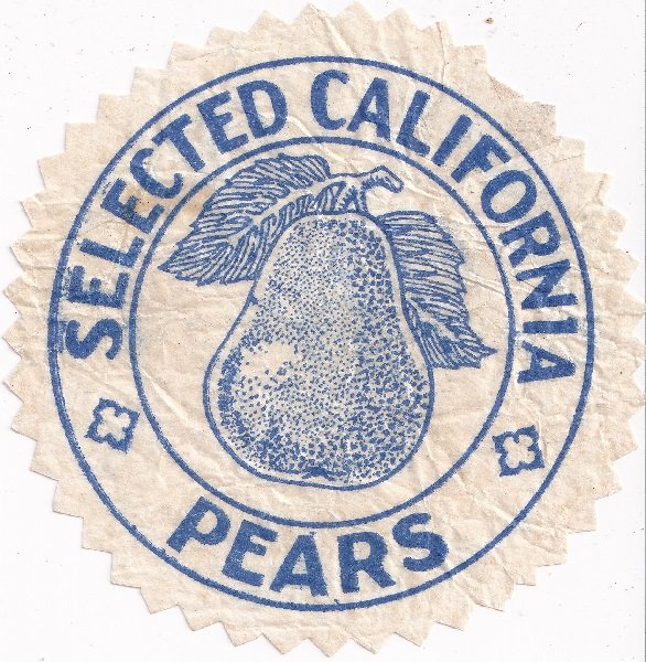 selected california pears