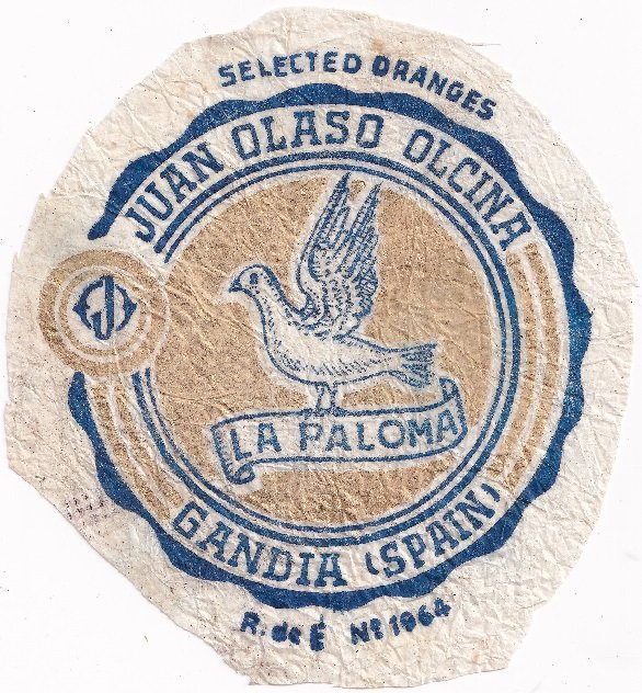 la paloma juan olaso olcina gandia spain r.e. 1964