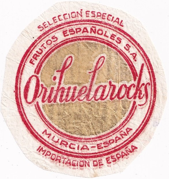 orihuelarocks frutos espanoles s.a. murcia espana importado de espana