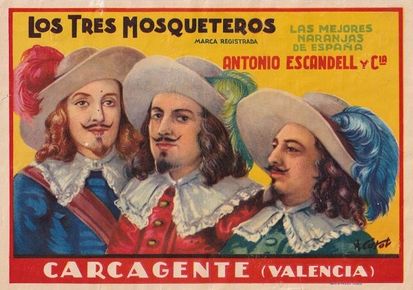 los tres mosqueteros antonio escandell y cia carcagente valencia