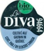 La Diva bio organic 94664 cultive/ au grown in quebec cert. par by ecocert canada