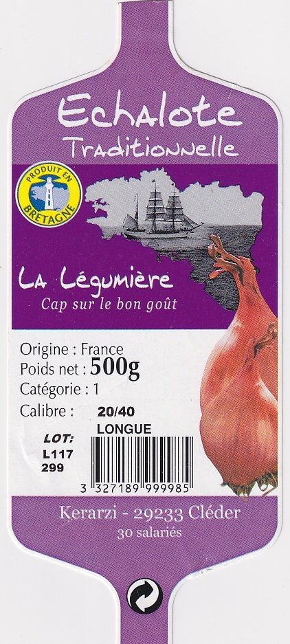 La legumiere cap sur le gout echalote traditionnelle origine france 3327189999985