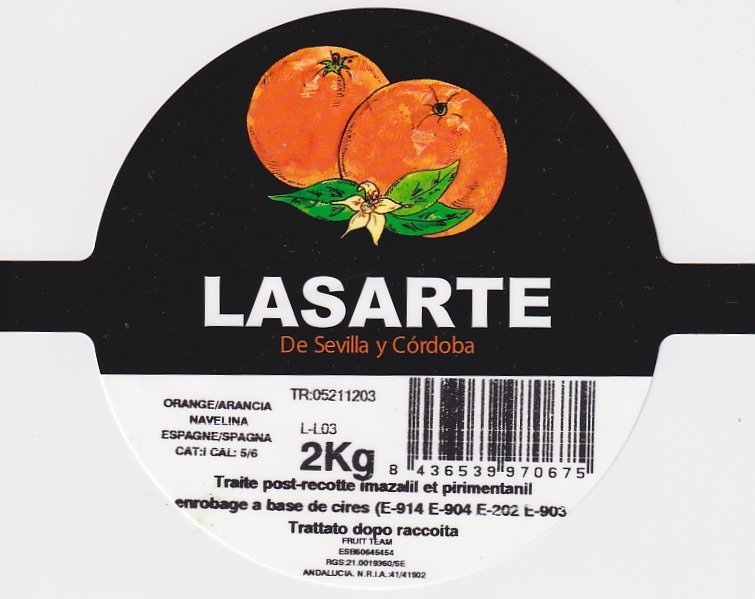 Lasarte de sevilla y cordoba orange navelina 2kg 8436539970675