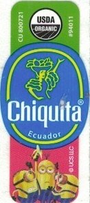 Chiquita cu 800721 usda organic #94011 ucs llc