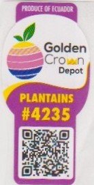 Golden crown depot product of ecuador plantains #4235