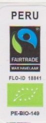 Max havelaar peru fairtrade flo-id 188841 pe-bio-149