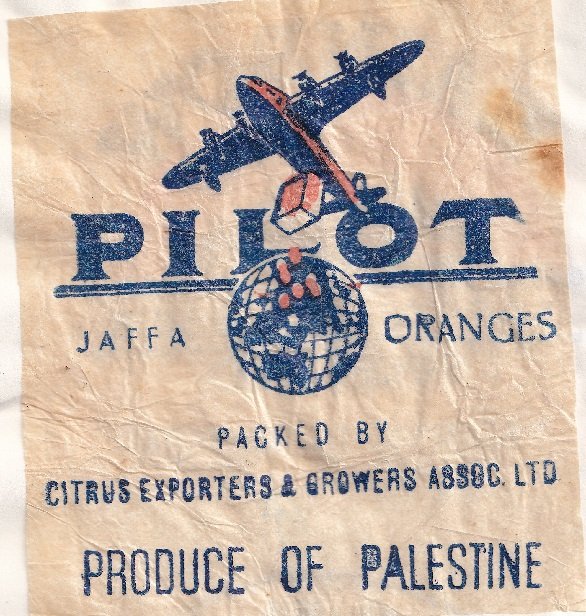 Pilota jaffa oranges produce of palestine