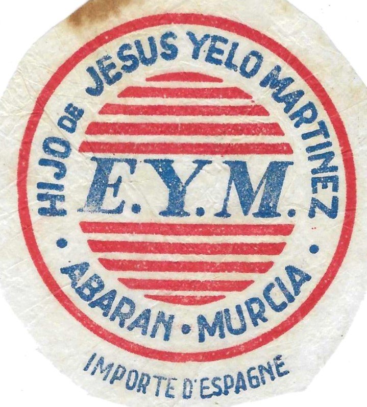 e.y.m. hijo de jesus yelo martinez abaran murcia importe d espagne
