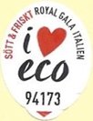 I love eco 94173 sott & friskt royal gala italien