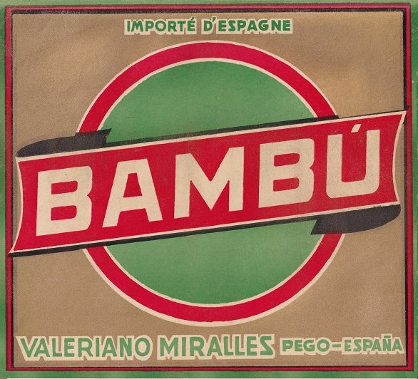 Bambu Valeriano Miralles pego espana importe d espagne