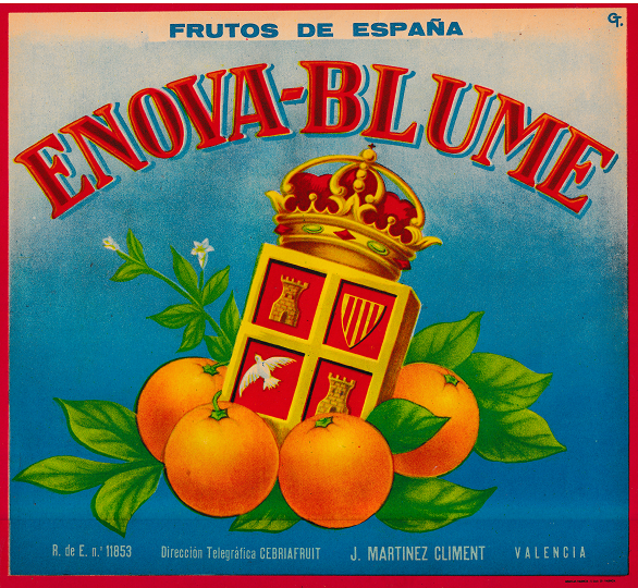 Enova blume frutos de espana j. martinez climent valencia