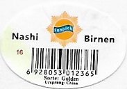 Nashi birnen16  6928053012365 sorte golden ursprung china