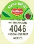 Del Monte Quality mexico emp 392 avocats du mexique 4046 avocados from mexico