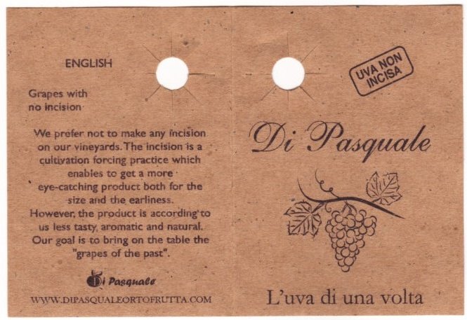 Di pasquale uva non incisa l uva di una volta www.dipasqualeortofrutta.com