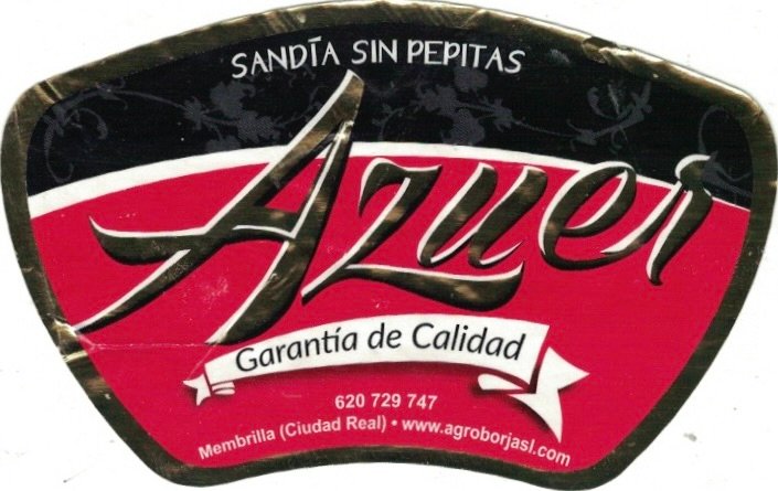 Azuer sandia sin pepitas garantia de calidad membrilla (ciudad real) www.agroborjasl.com