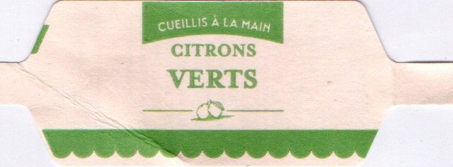citrons verts cueillis a la main