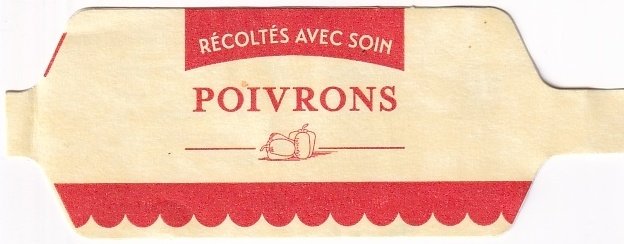 Recoltes avec soin poivrons
