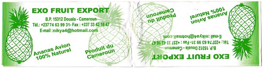 Exo fruit export douala cameroun e-mail nikya4@hotmail.com