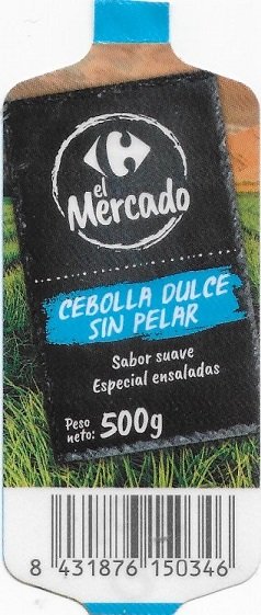 el mercado cebolla dulce sin pelar 500g 8431876150346 origen espana