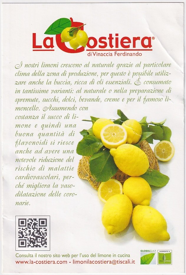 La costiera di vinaccia fernandino