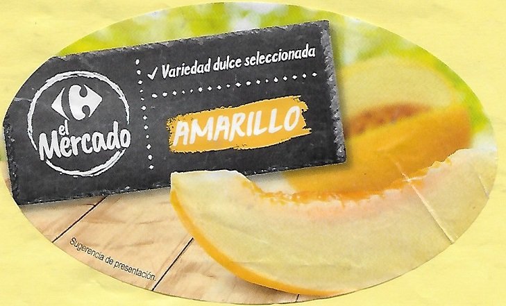 El mercado amarillo varietad dulce seleccionada