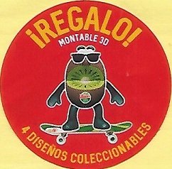 Zespri iregalo montable 3d 4 disenos coleccionnables