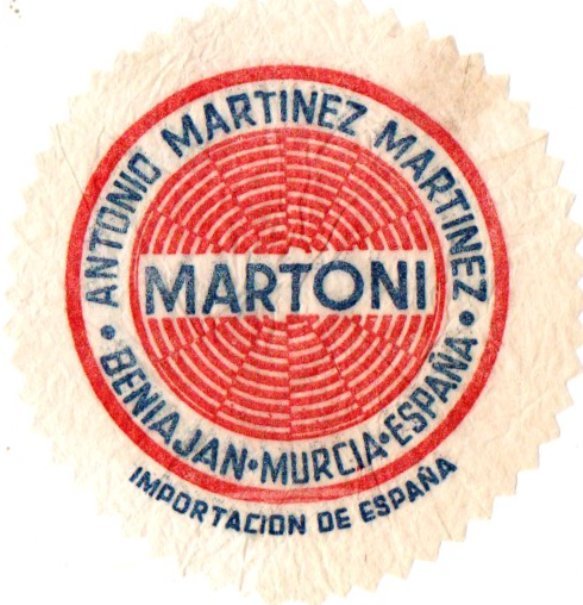 Martoni antonio martinez martinez beniajan murcia espana importacion de espana