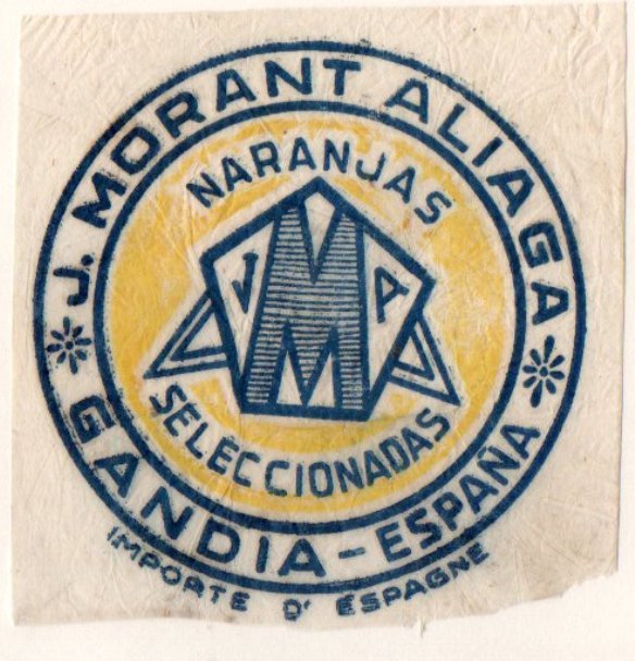 j m a j morant aliaga gandia espana naranjas importe d espagne
