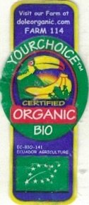 Yourchoice visit our farm at doleorganic.com farm 114 certified organic bio ec-bio-141 ecuador agriculture