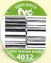 fvc south africalate season navel 4012
