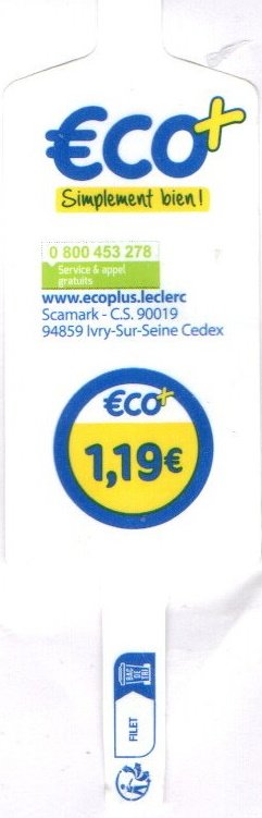 eco+ simplement bien eco+ 1,19€ 3450971452419 origine france
