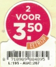 Eetrijp 2 voor 3.50 871989884895
