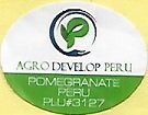 Agro develop peru pomegranate peru plu #3127