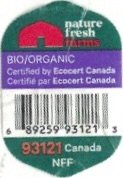Nature fresh farms bio/organic  689259931213 93121 canada nff